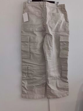 MEN'S OAK + FORT Light Beige Cargo Pants